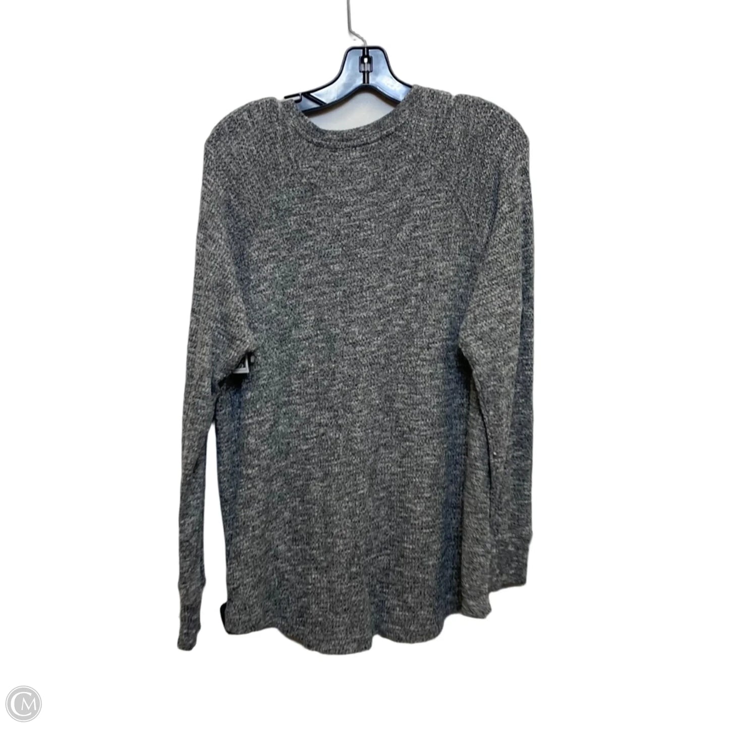 Top Long Sleeve By American Eagle In Grey, Size: L