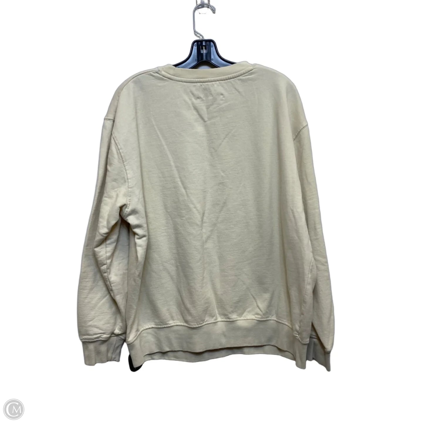 Sweatshirt Crewneck By Girl Tribe Co In Cream, Size: Xl