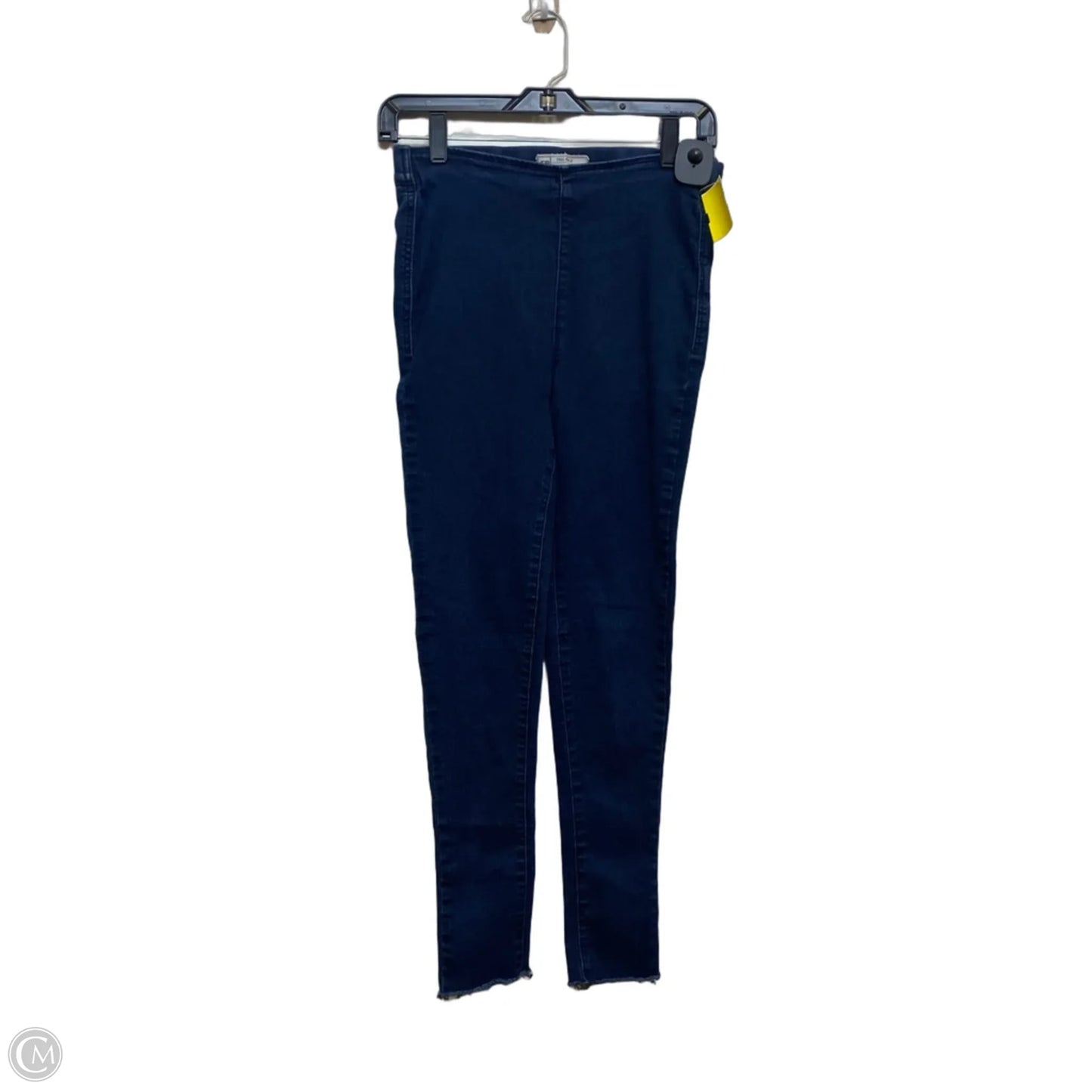 Jeans Skinny By Free People In Blue Denim, Size: 4