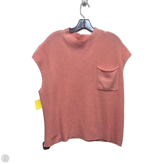 Sweater Short Sleeve By Simply Southern In Pink, Size: Xl