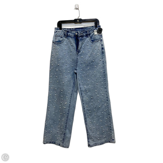 Jeans Straight By Cmf In Blue Denim, Size: L