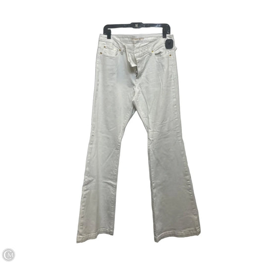 Jeans Designer By Michael Kors In White Denim, Size: 12