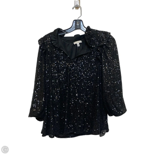 Top 3/4 Sleeve By Crown And Ivy In Black, Size: L