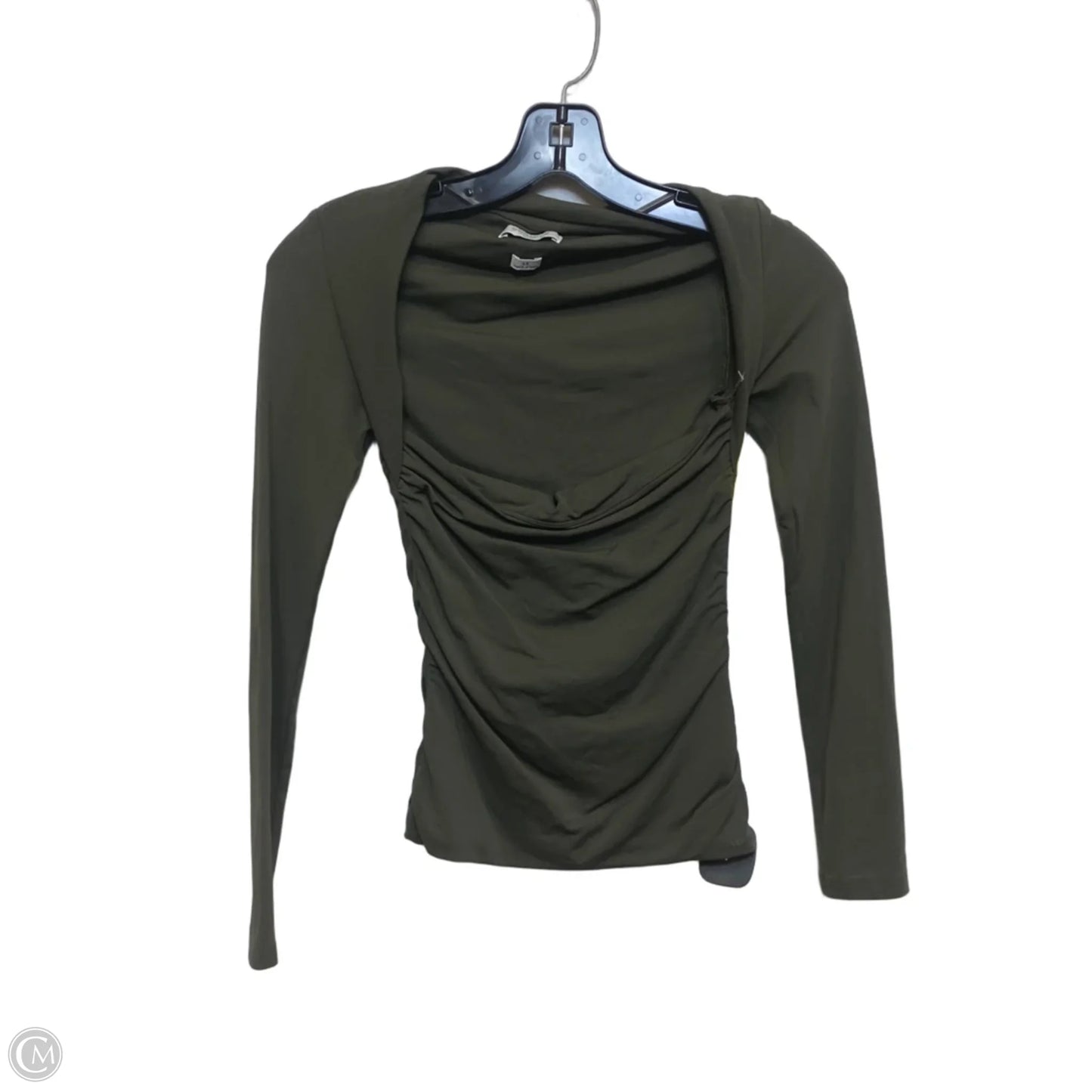 Top Long Sleeve By Aritzia In Green, Size: Xs