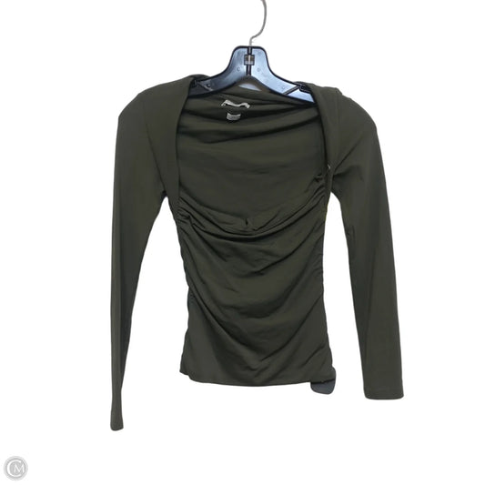 Top Long Sleeve By Aritzia In Green, Size: Xs