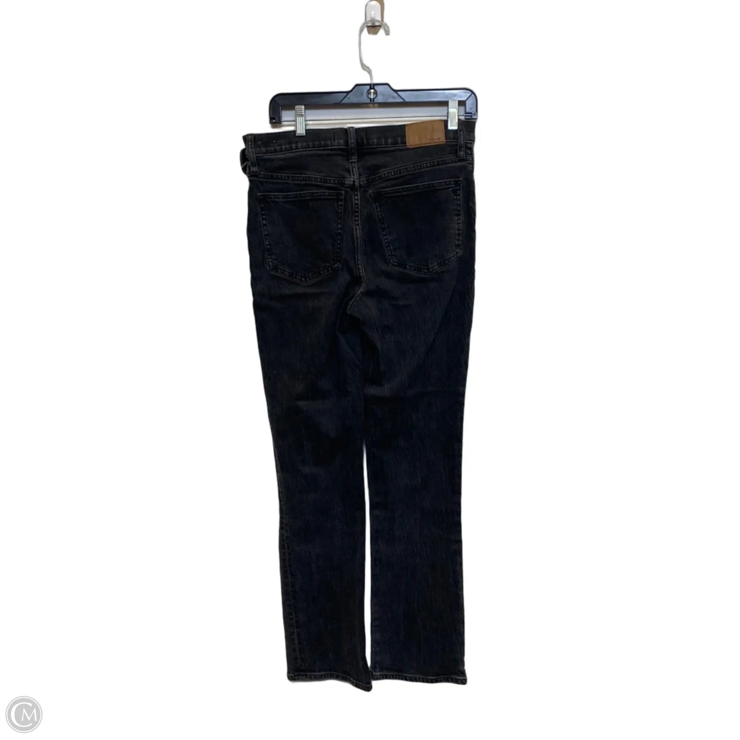 Jeans Straight By Madewell In Black Denim, Size: 4