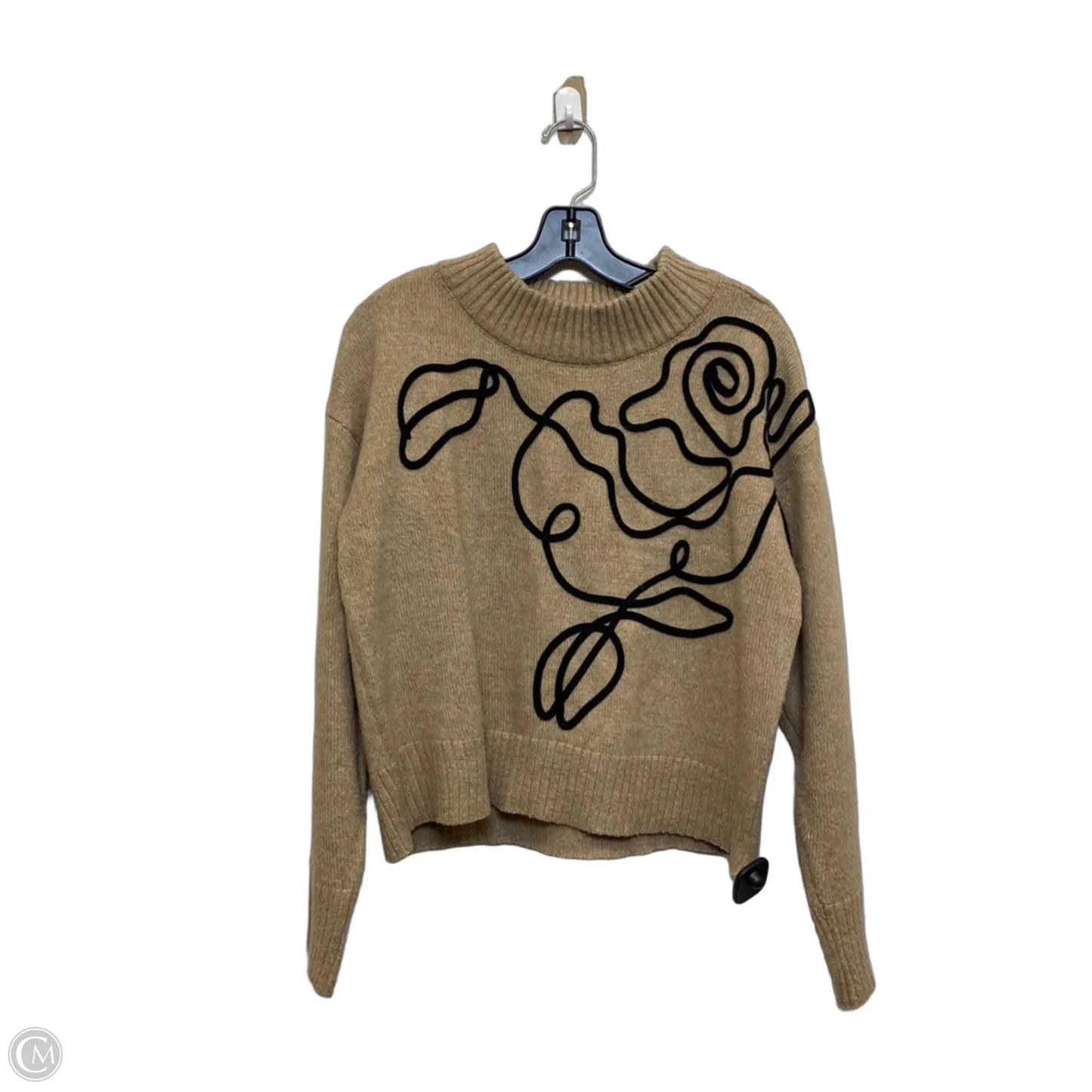 Sweater By Carolyn Taylor In Brown, Size: L