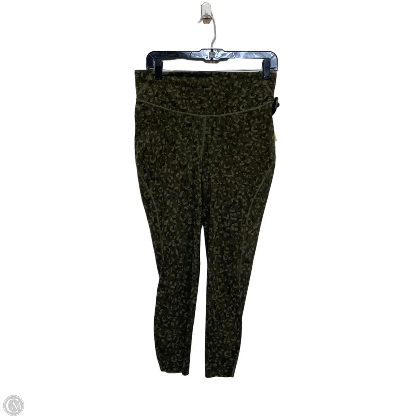 Athletic Leggings Designer By Lululemon In Green, Size: M