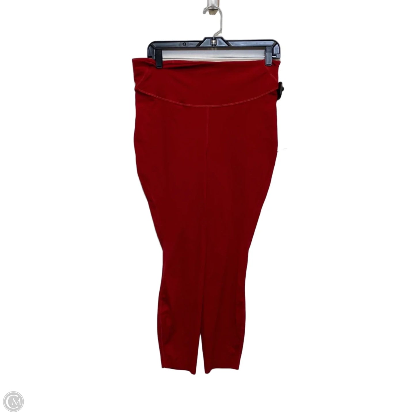Athletic Leggings Designer By Lululemon In Red, Size: L