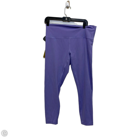 Athletic Leggings Designer By Lululemon In Purple, Size: L