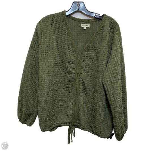Top Long Sleeve By Max Studio In Green, Size: 1x