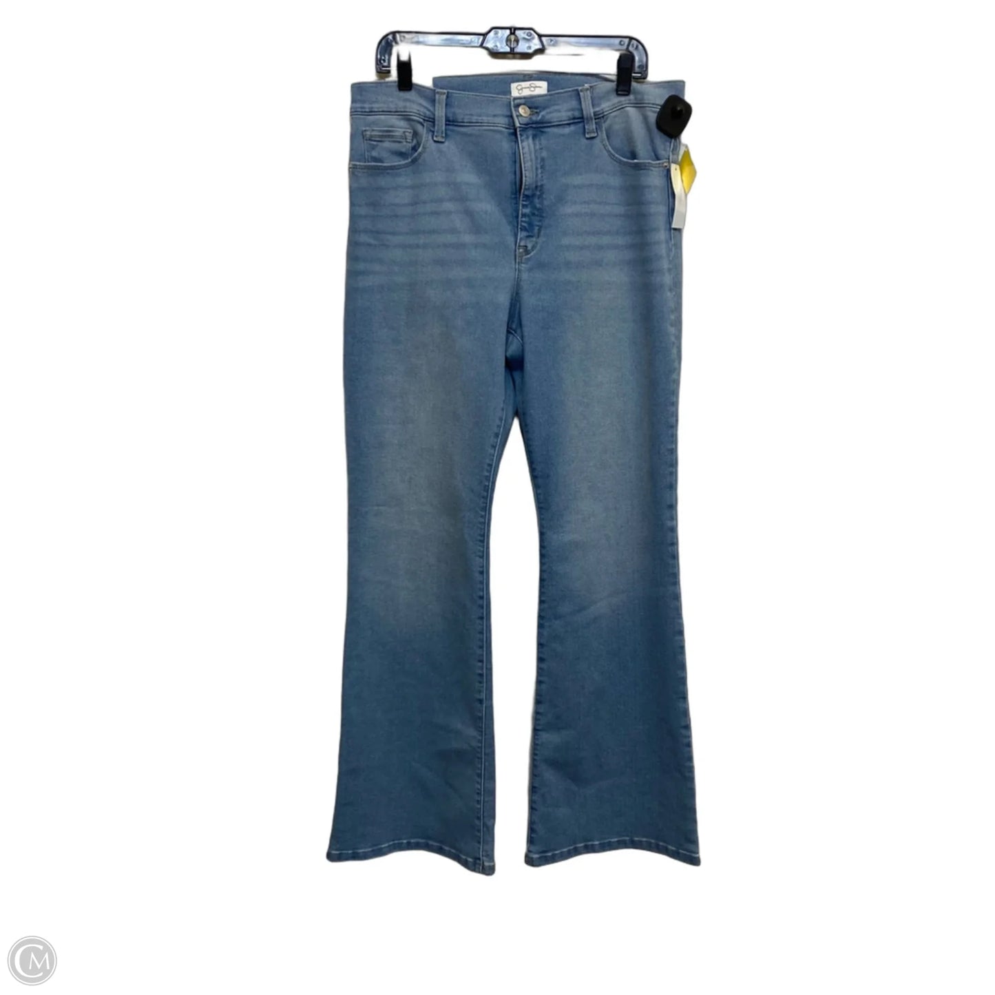 Jeans Flared By Jessica Simpson In Blue Denim, Size: 14