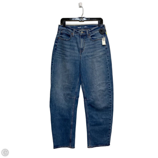 Jeans Straight By Old Navy In Blue Denim, Size: 8