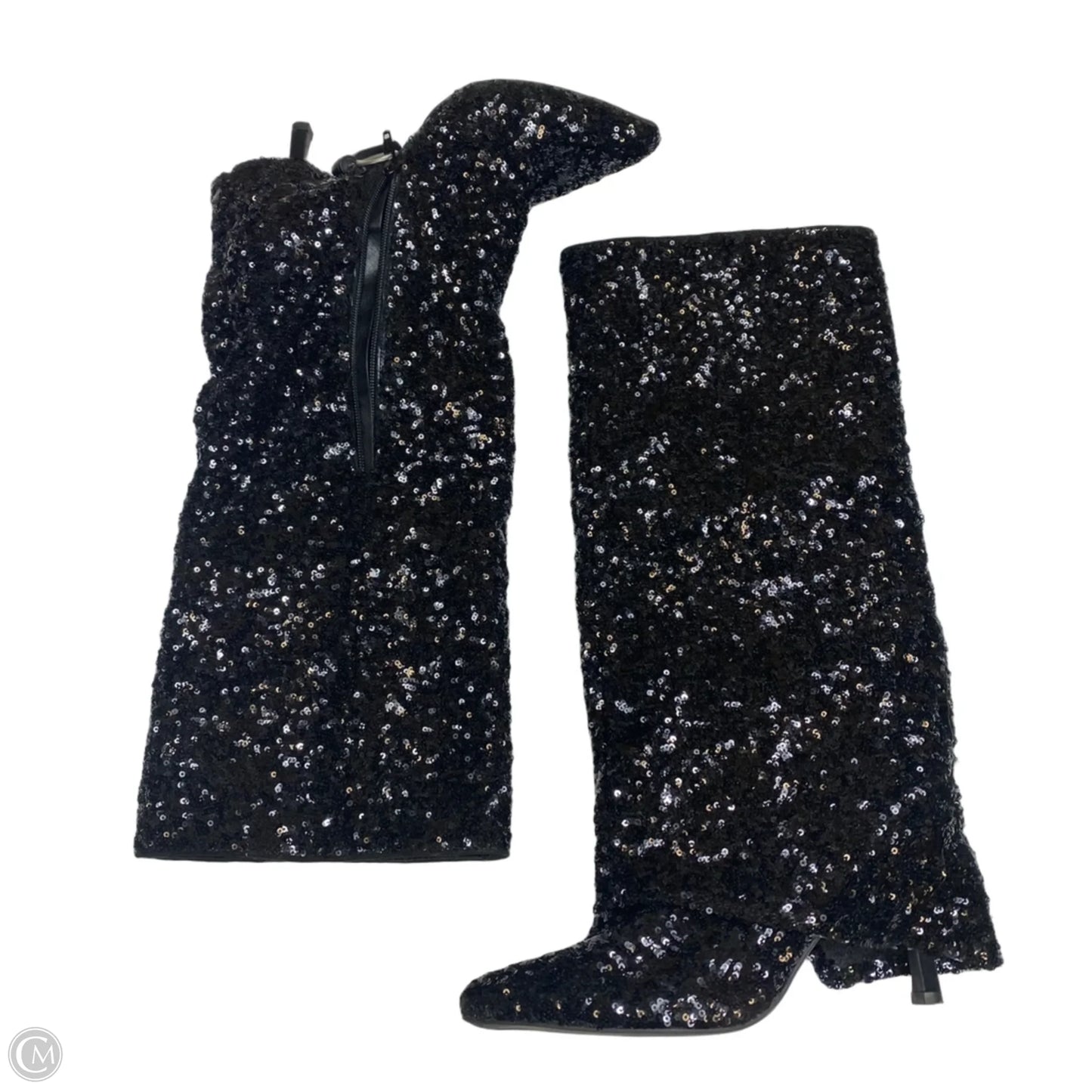 Boots Mid-calf Heels By A New Day In Black, Size: 8.5