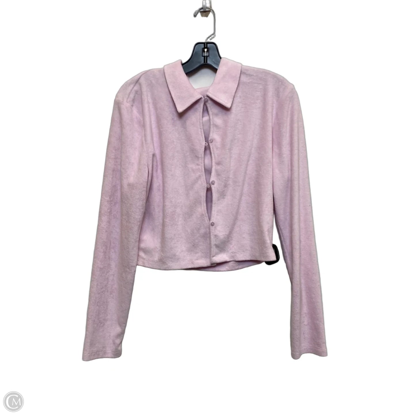 Athletic Sweatshirt Collar By Fabletics In Pink, Size: Xl