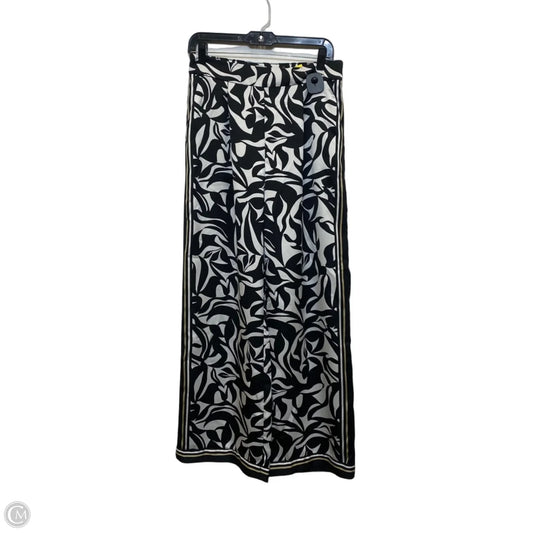 Pants Wide Leg By Loft In Black & White, Size: S
