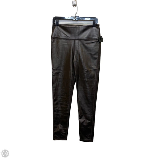 Athletic Leggings By Mono B In Brown, Size: L