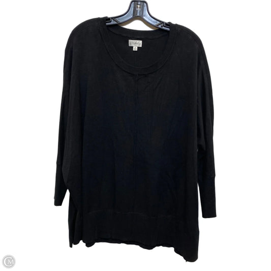 Top Long Sleeve By Wonderly In Black, Size: 2x