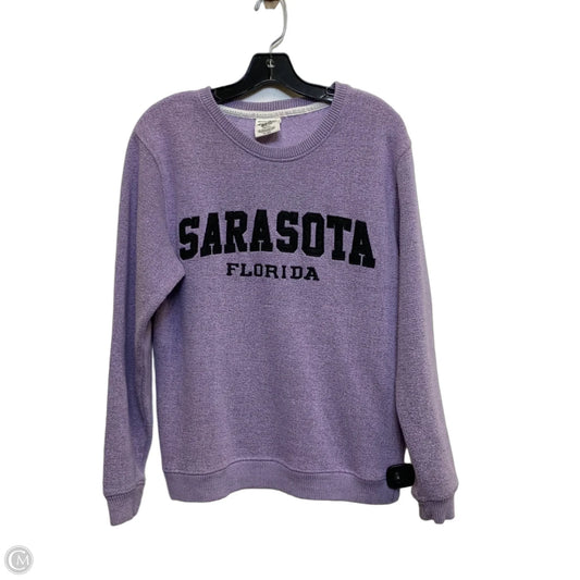 Sweatshirt Crewneck By Pacitic & Co In Purple, Size: S