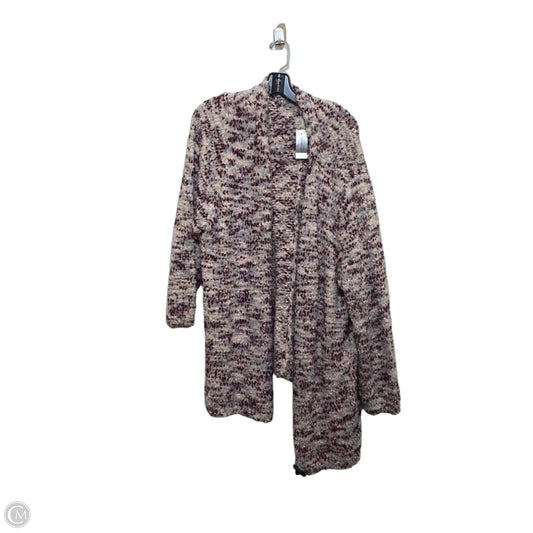 Cardigan By Catherines In Pink & Purple, Size: 3x