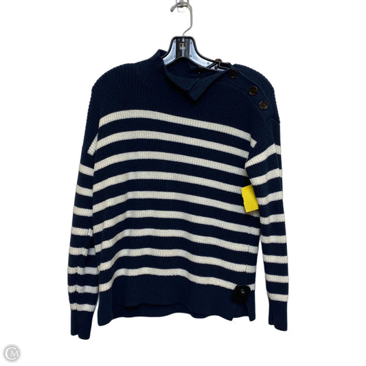 Sweater By Loft In Blue & White, Size: Xs