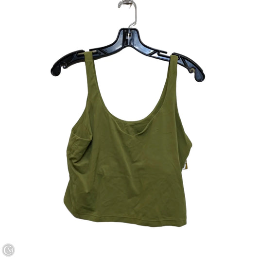 Athletic Tank Top By Lululemon In Green, Size: L