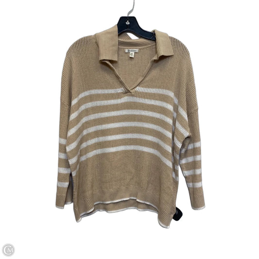 Sweater By Versona In Tan, Size: Xxl