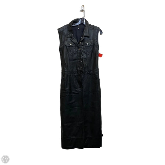 Dress Casual Maxi By Free People In Black, Size: Xs