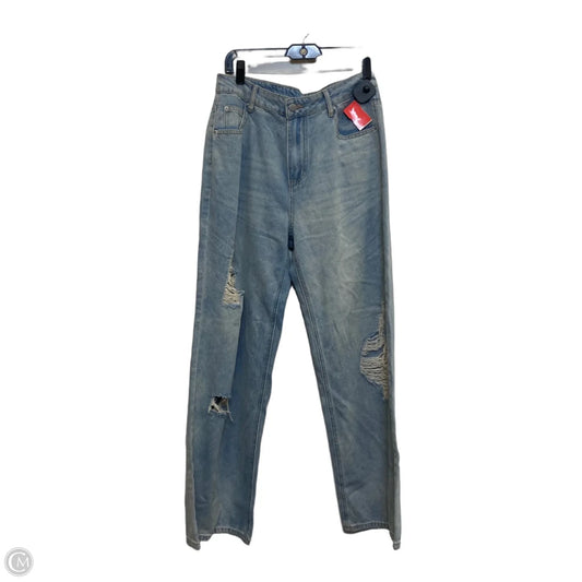 Jeans Wide Leg By Hdlte In Blue Denim, Size: L
