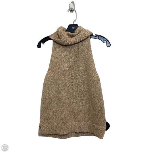 Sweater Short Sleeve By Madewell In Tan, Size: S