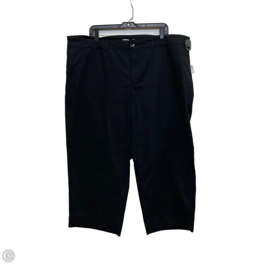Pants Cropped By Old Navy In Black, Size: 22