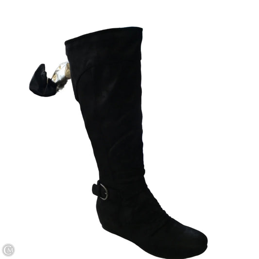 Boots Knee Flats By Bare Traps In Black, Size: 9