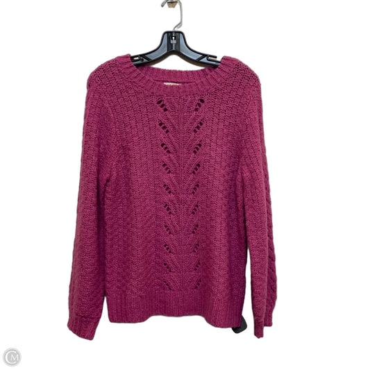 Sweater By Lucky Brand In Pink, Size: M