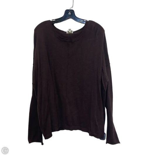 Sweater By Wonderly In Brown, Size: Xxl