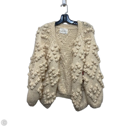 Sweater Cardigan By Chicwish In Cream, Size: Osfm