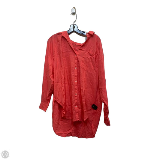 Top Long Sleeve By Aerie In Pink, Size: S