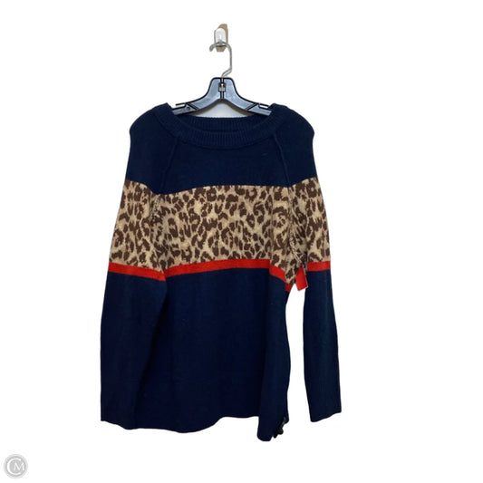 Sweater By Aerie In Blue & Brown, Size: S