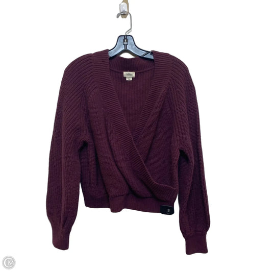 Sweater By Upwest In Maroon, Size: S