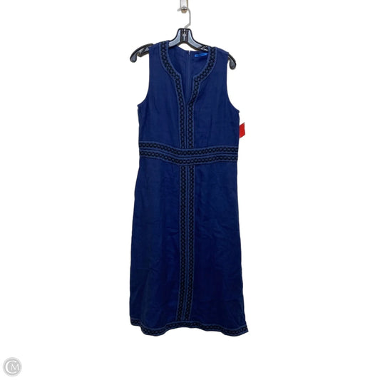 Dress Casual Midi By J Mclaughlin In Blue, Size: L