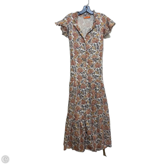 Dress Designer By Oliphant In Gold & Grey, Size: L