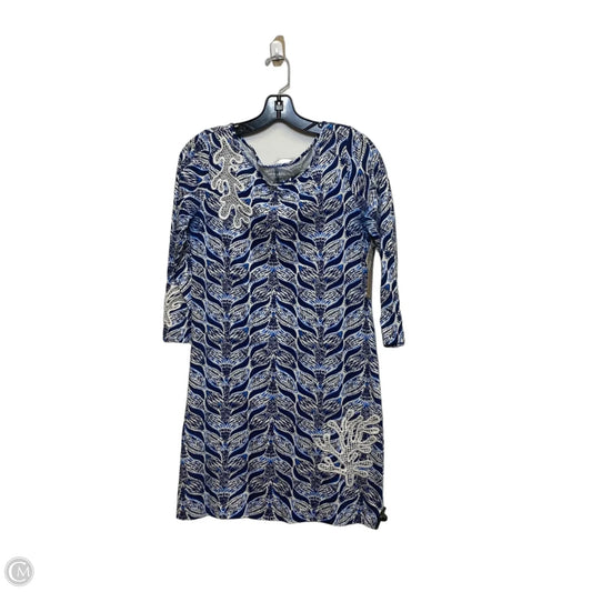 Dress Designer By Lilly Pulitzer In Blue & White, Size: S