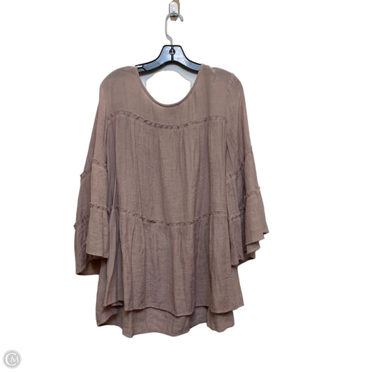 Top 3/4 Sleeve By Cocomo In Purple, Size: 3x