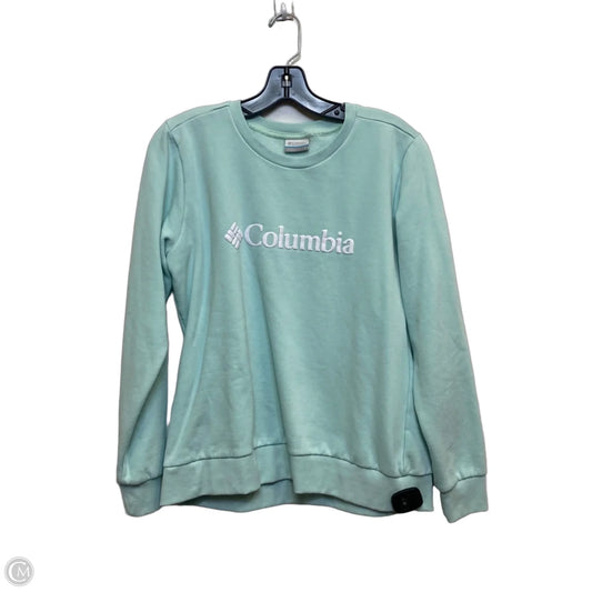 Athletic Sweatshirt Crewneck By Columbia In Green, Size: L