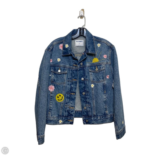 Jacket Denim By Old Navy In Blue Denim, Size: M