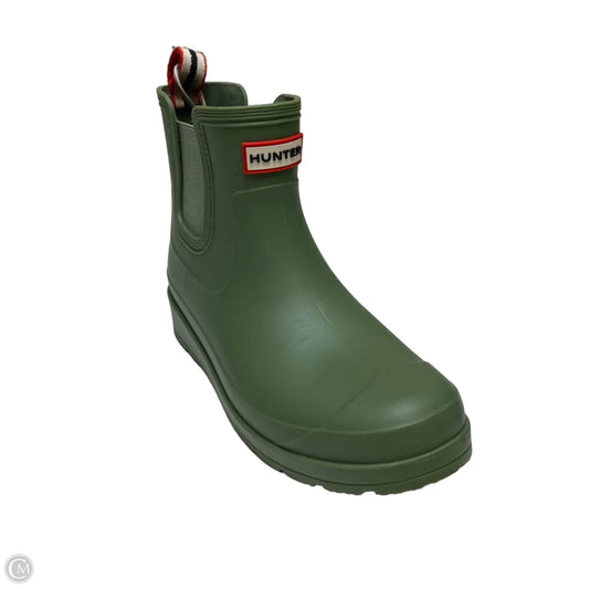 Boots Designer By Hunter In Green, Size: 7