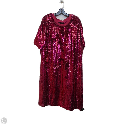Dress Party Short By Eloquii In Pink, Size: 3x