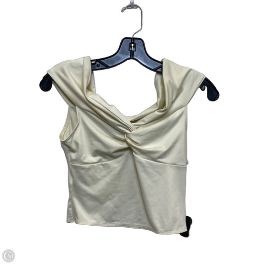Top Sleeveless By Peppermayo In Cream, Size: S