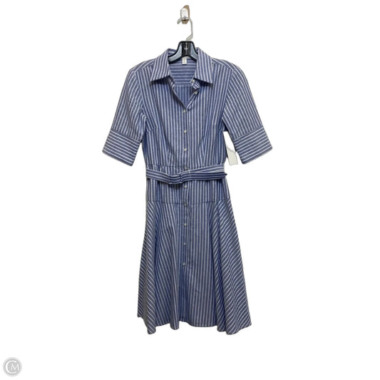 Dress Casual Midi By 1901 In Blue & White, Size: Sp