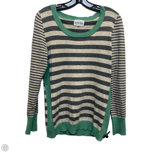 Sweater By Olive And Oak In Cream & Grey, Size: M