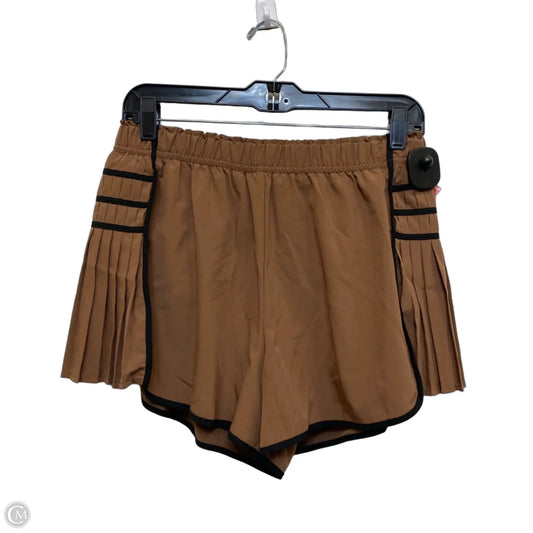 Athletic Shorts By Cmf In Brown, Size: L